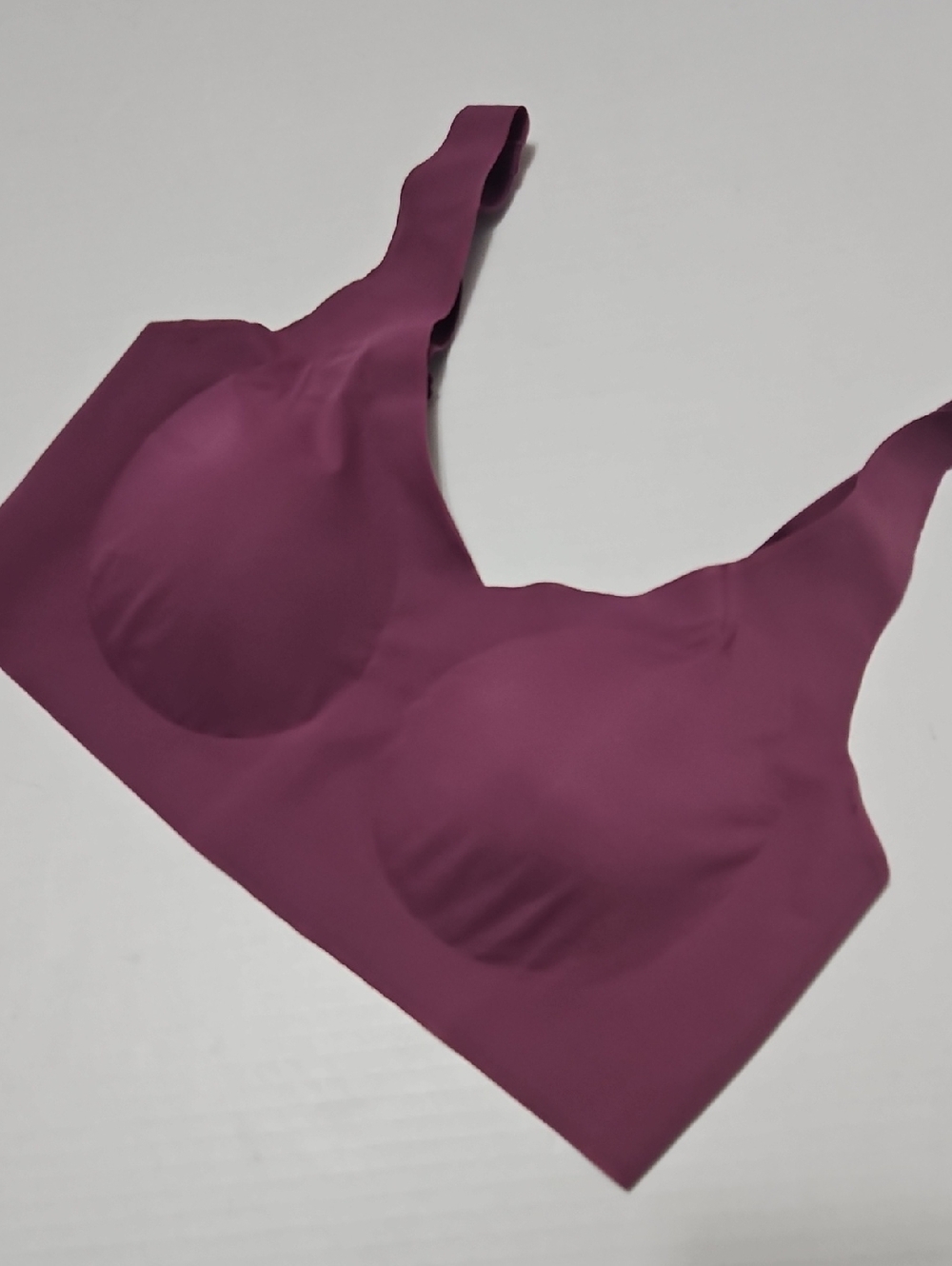 Bali Seamless Wireless Bra - Plum Berry Size L